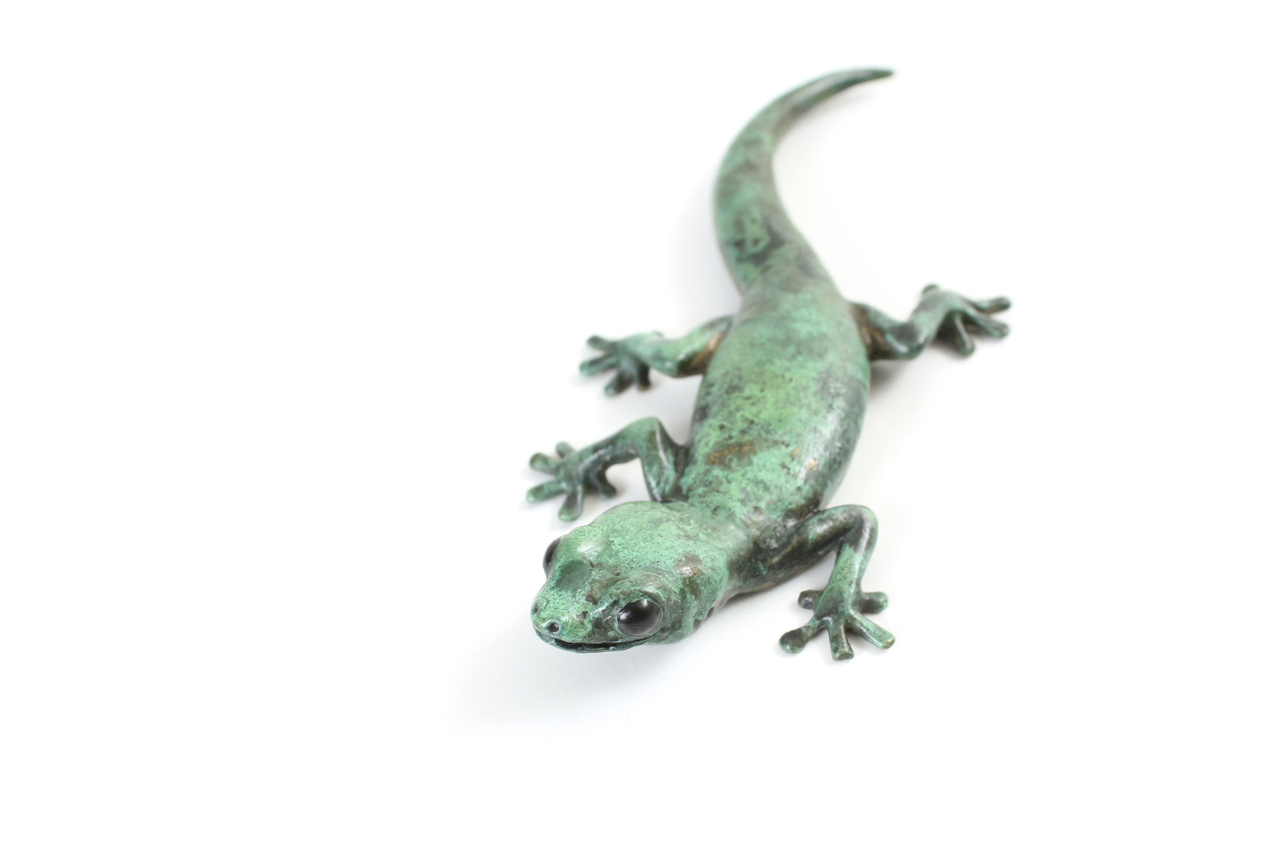 Gecko in bronze