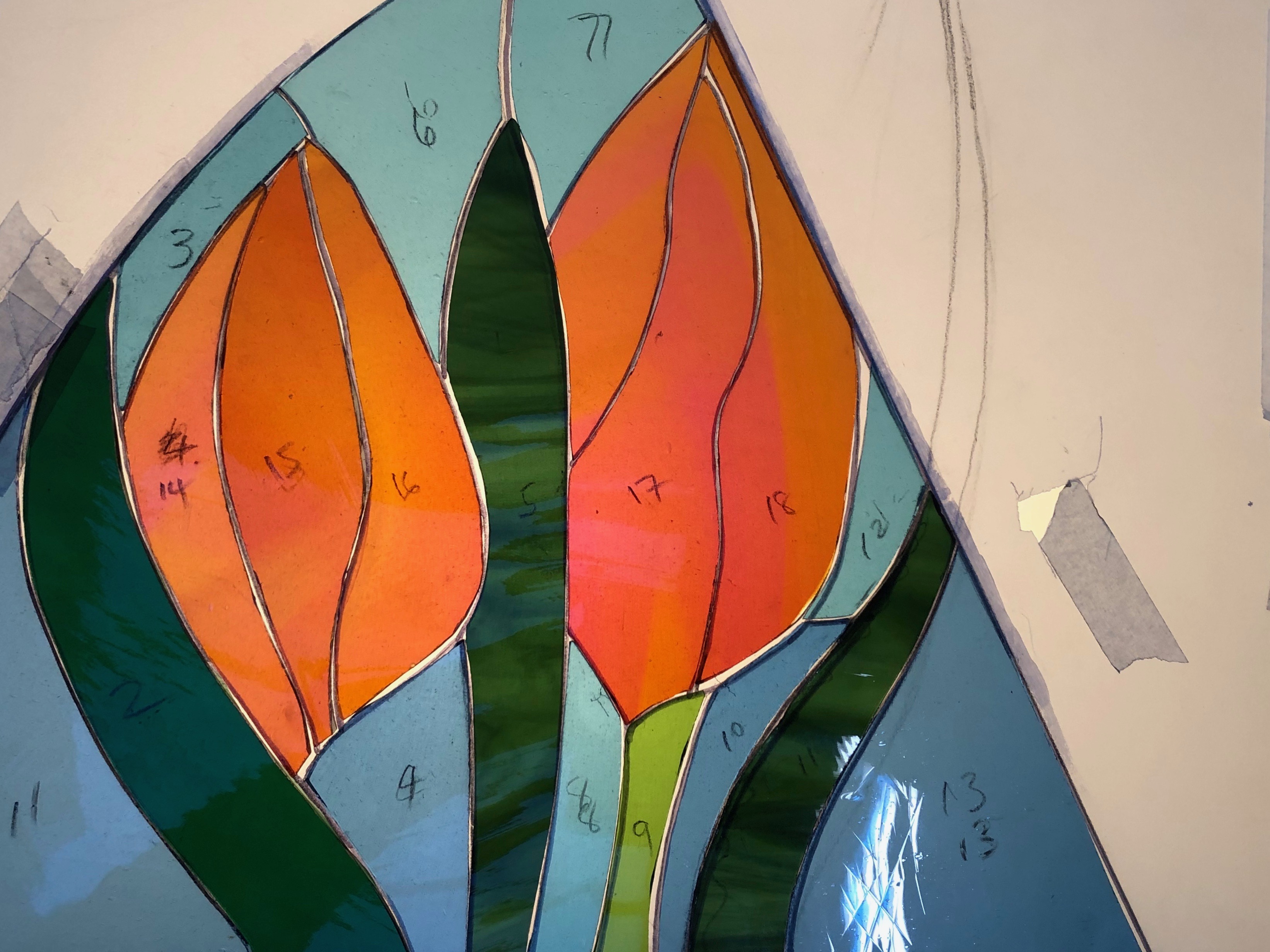 Tulip Window (detail)
