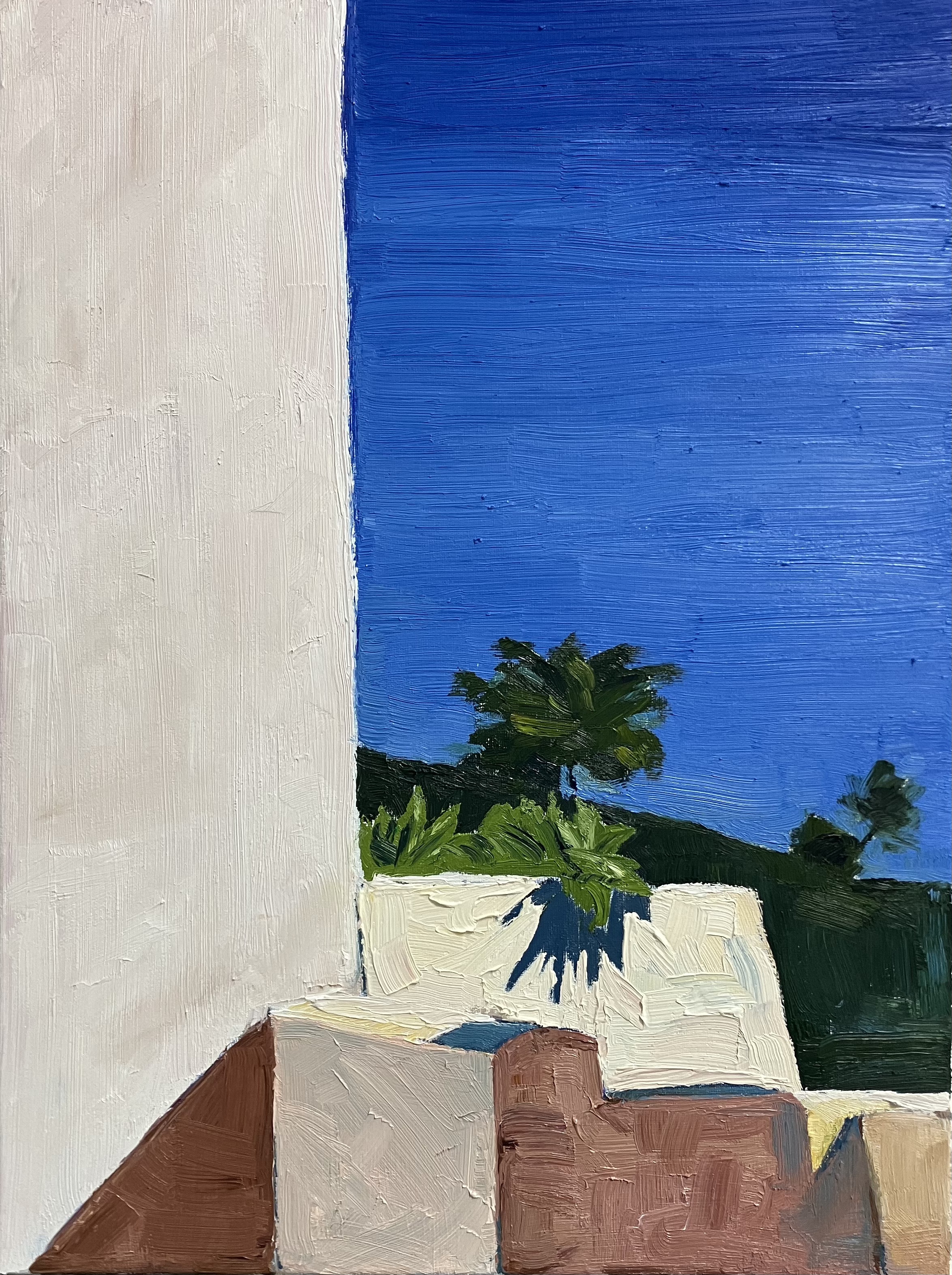 White Walls In Andalusian Blue - 60x46cm - £350