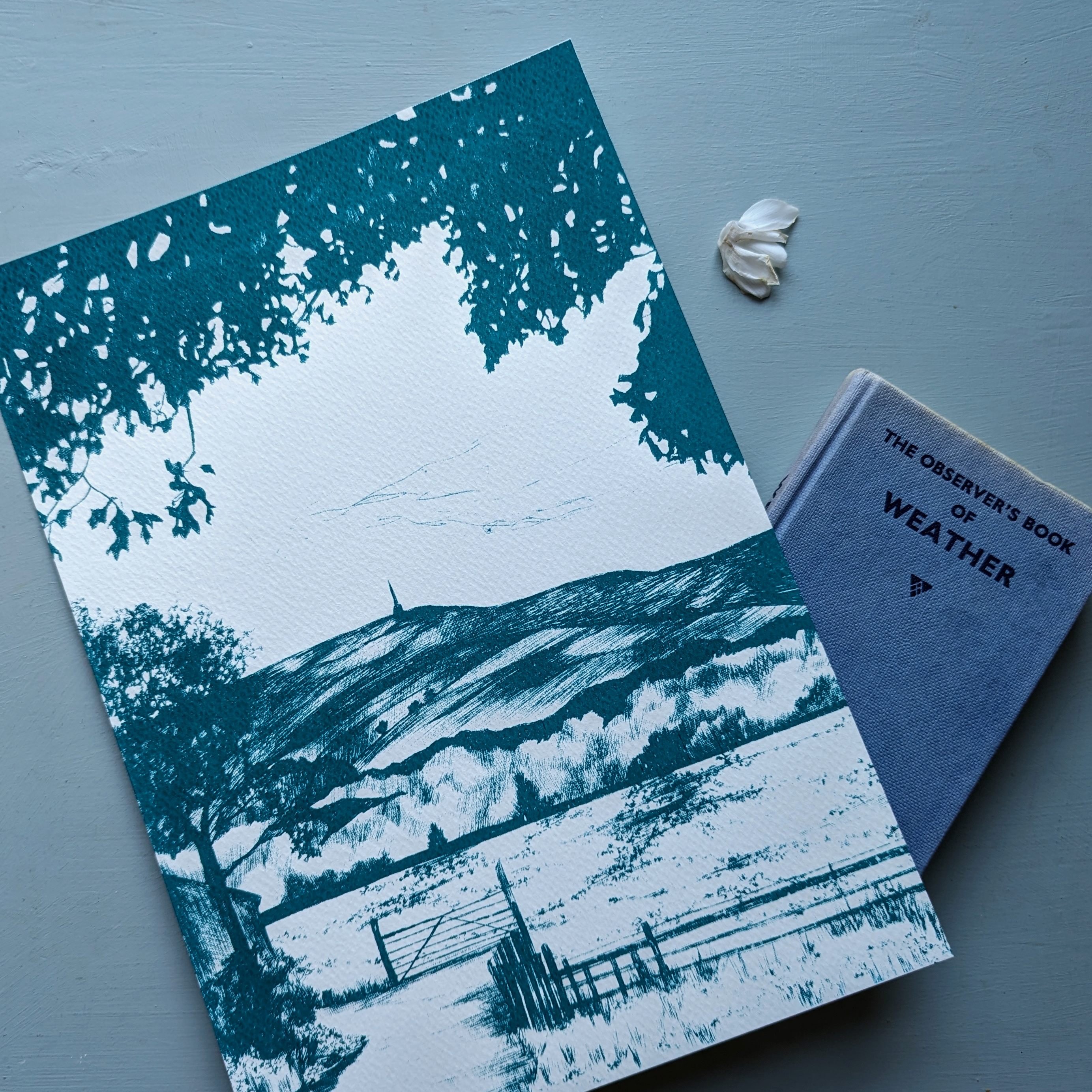 Stoodley pike screenprint