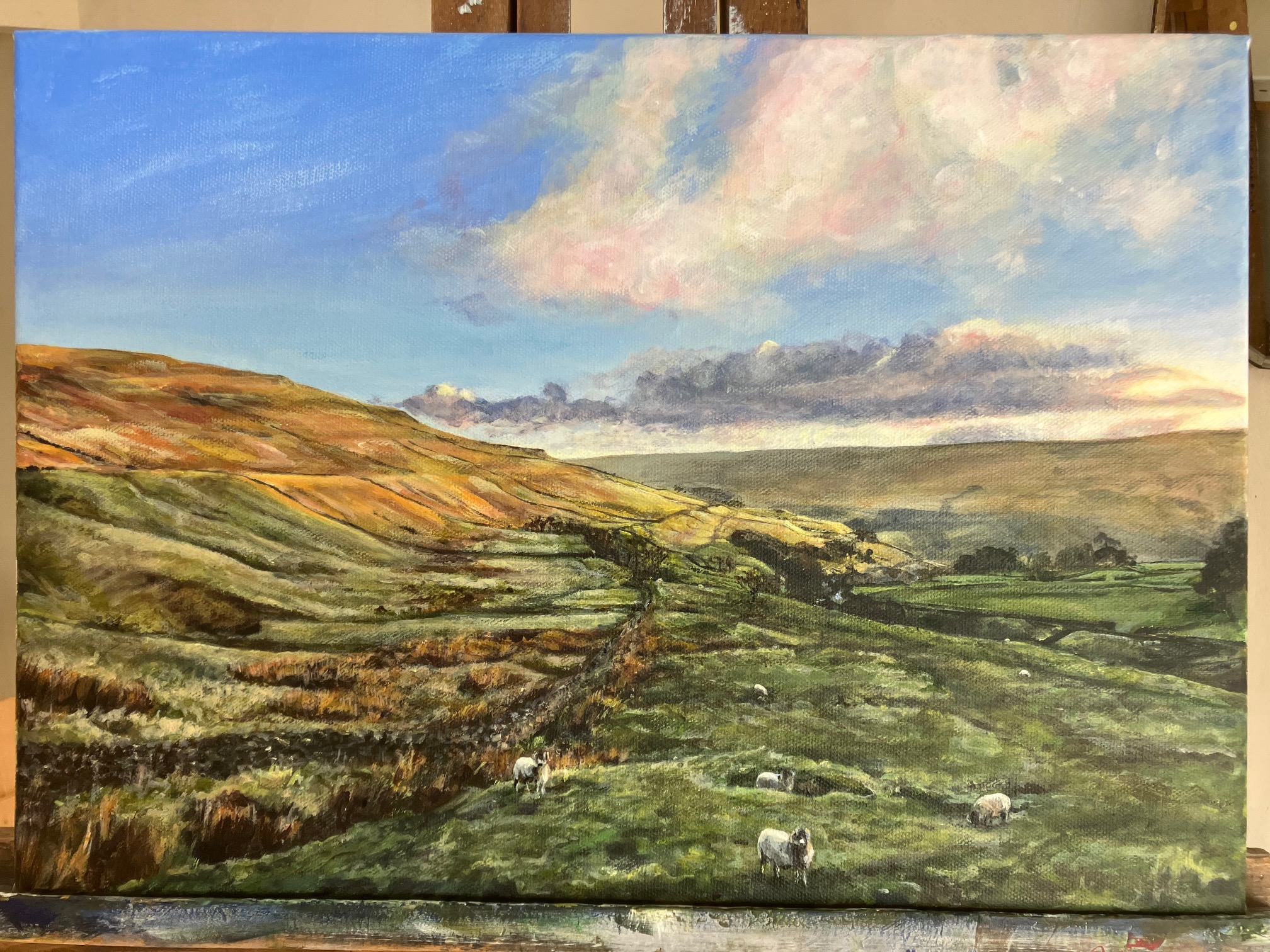 heading south towards buckden yorkshire dales