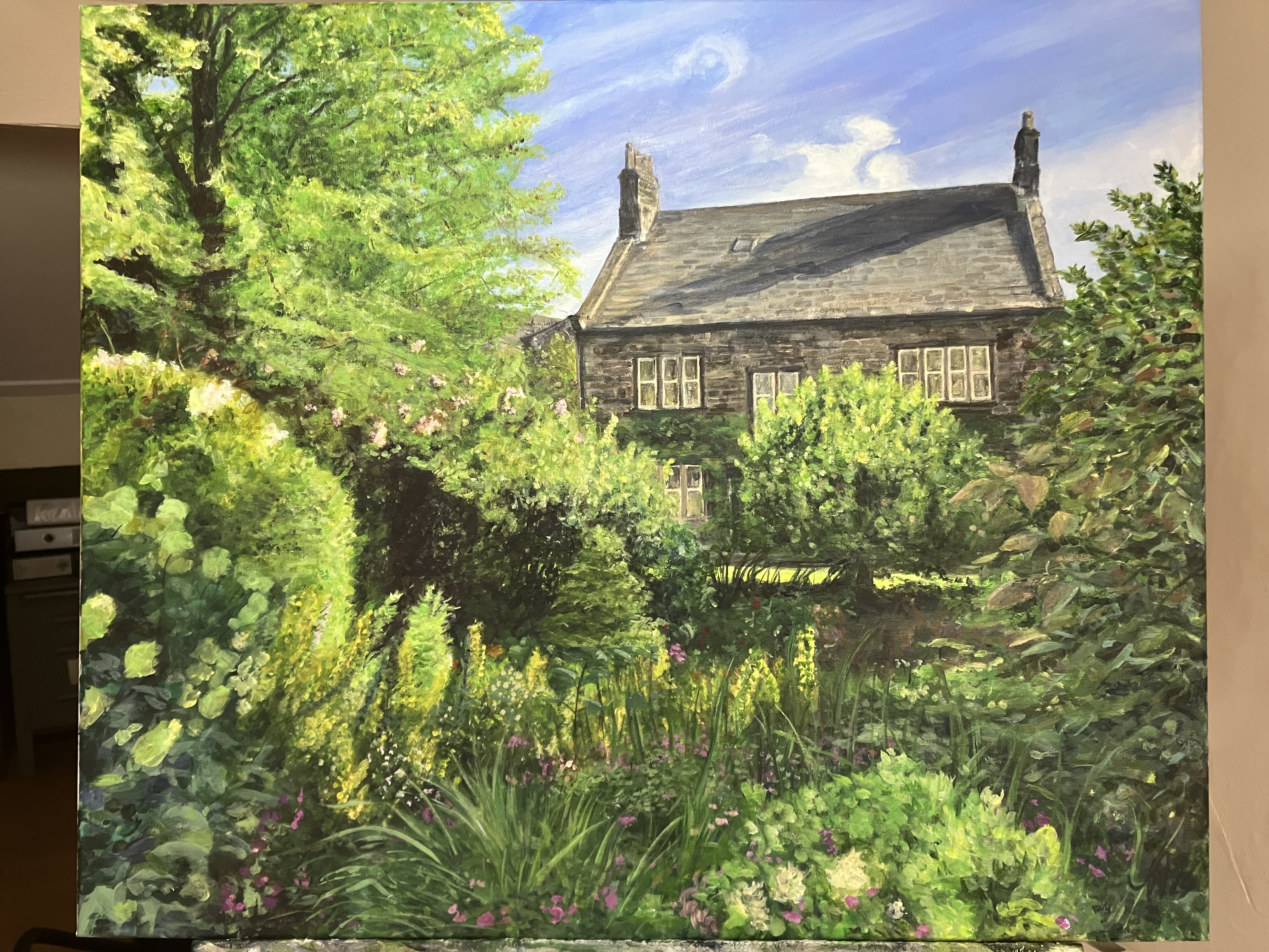 summer early morning Longfield House