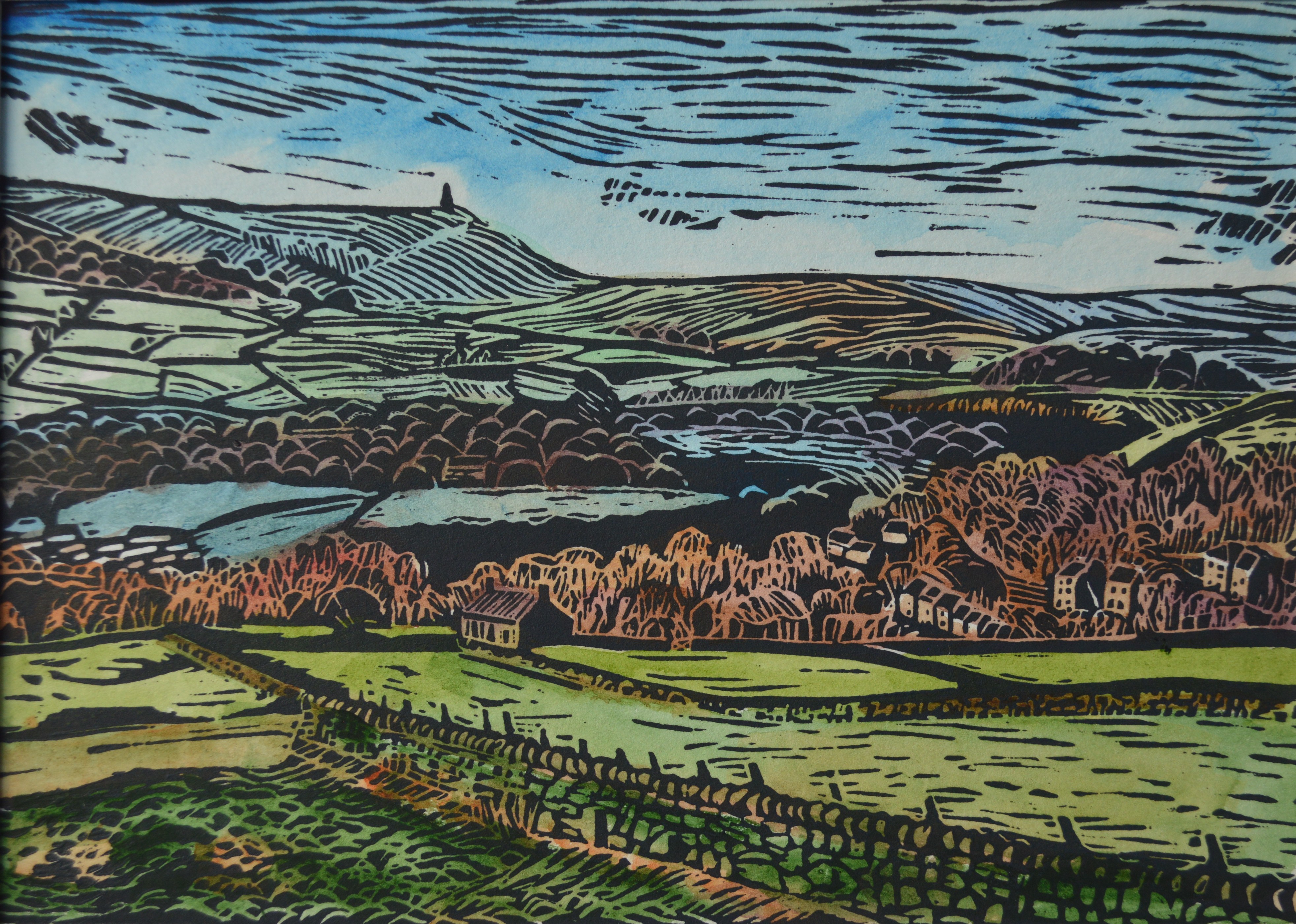 Dorothy Ann Simister Across the Valley to Stoodley Pike